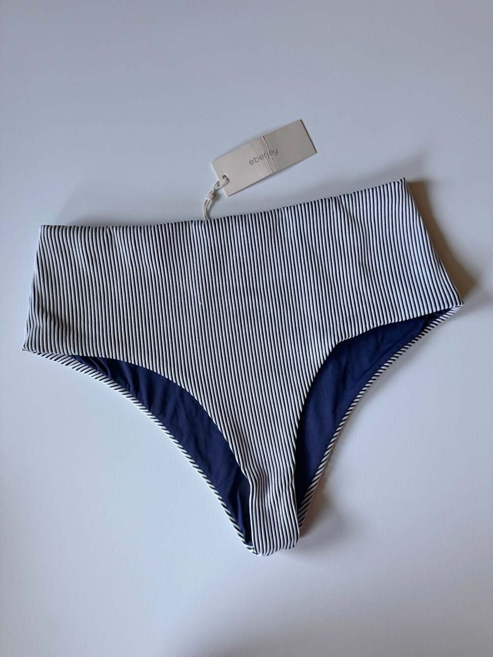 Eberjey Porto Dita High-Waisted Bikini Bottoms Size L
